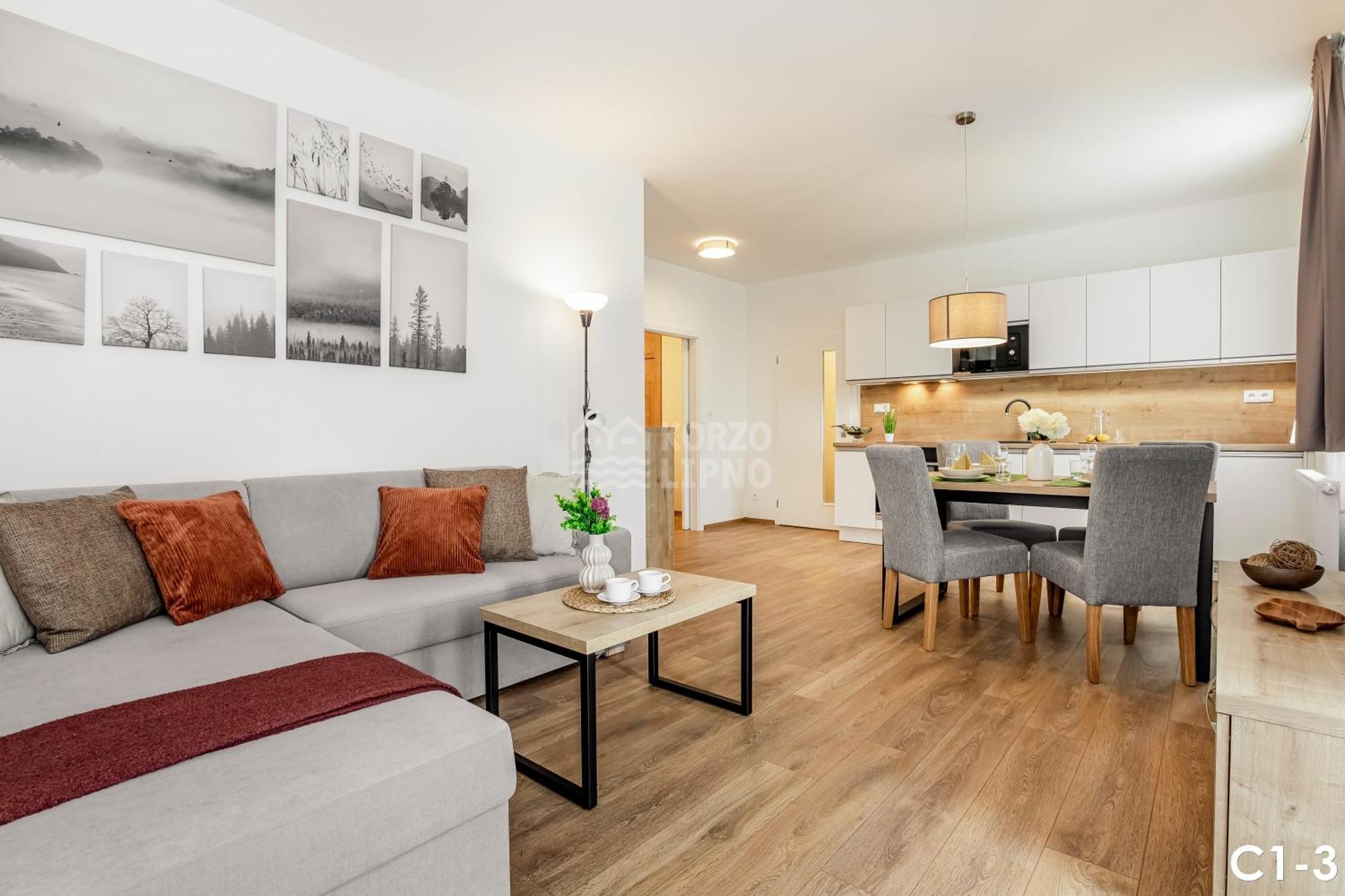 Apartmán Korzo Lipno C Lipno nad Vltavou Pokoj fotografie